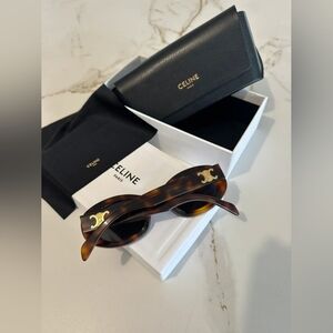 Celine Triomphe Oval Sunglasses